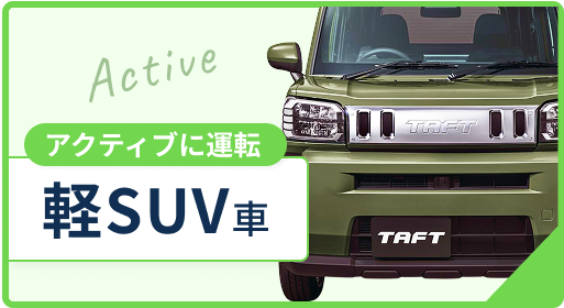アクティブに運転 軽SUV車